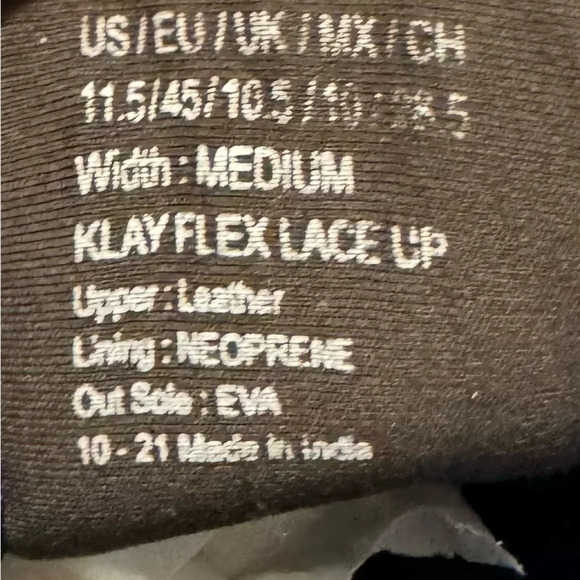 Kenneth Cole Reaction Klay Flex Lace Up Oxfords Men’s Size 11.5 - Picture 5 of 6